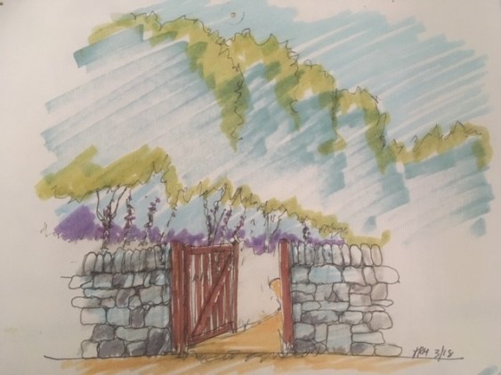 Entrance Gate opening