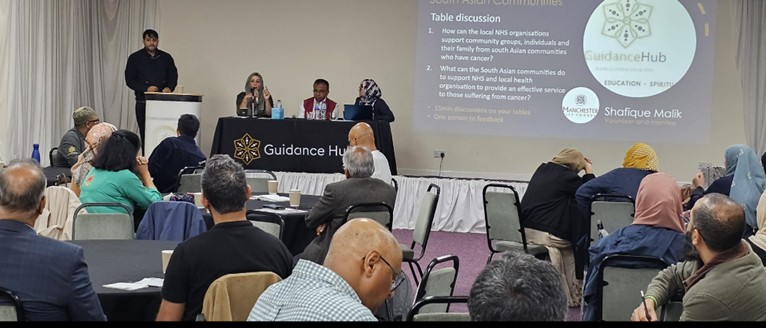 Guidance Hub Training Session Health Creators delivering training
