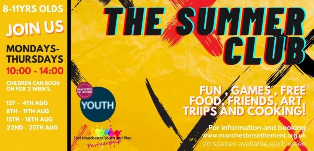 Poster for the summer club