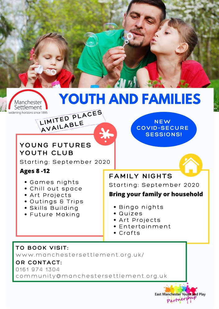 Youth and Family Activity Starting September 2020