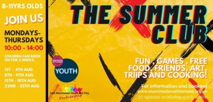 Poster for summer club
